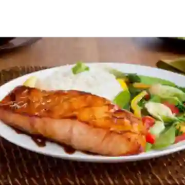 Salmón Teriyaki