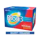 Bion3 Defensas Multivitaminico con Minerales y Probioticos 60 tabletas