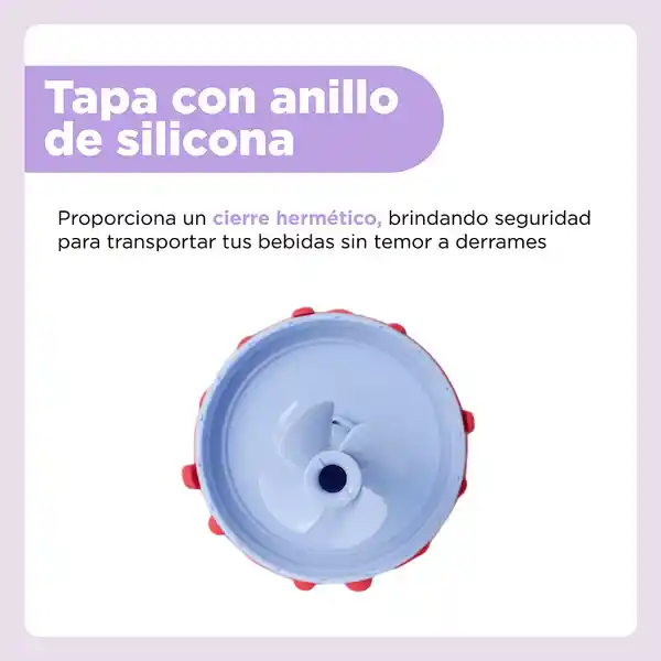 Vaso Con Pitillo Baby Tata 560 mL Serie Bt21 Miniso