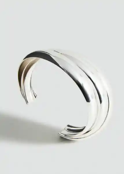 Pulsera Juana Plata Talla 99 Mujer Mango
