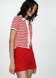 Short Coco Coral Talla M Mujer Mango