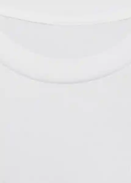 Camiseta Bellow Blanco Talla S Hombre Mango