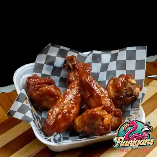 Alitas de pollo flanigans x 6