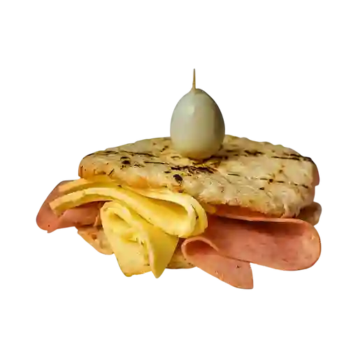 Combo Arepa Jamon y Queso