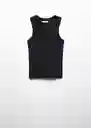 Camiseta Swim Negro Talla 19 Teen Niñas Mango