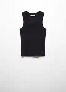 Camiseta Swim Negro Talla 19 Teen Niñas Mango