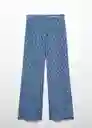 Pantalón Apatitap Azul Talla 22 Niña Mango