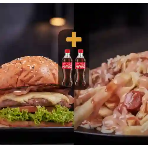 Combo b d'kché + p d'kché + 2coca cola