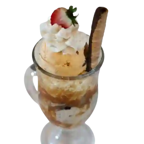 Copa con Queso y Arequipe