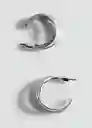 Pendientes Jane Plata Talla 99 Mujer Mango