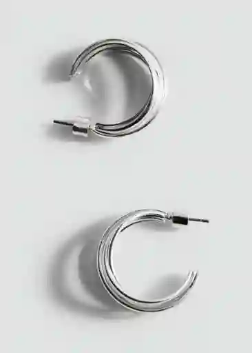 Pendientes Jane Plata Talla 99 Mujer Mango