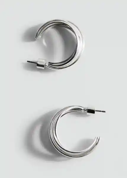 Pendientes Jane Plata Talla 99 Mujer Mango