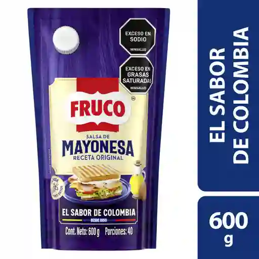 Salsa de Mayonesa Fruco Doypack 600 g