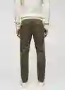 Pantalón Prato Beige Talla 46 Hombre Mango