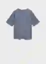 Camiseta Balance Azul Talla 12 Niños Mango