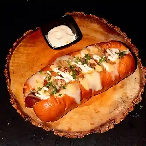 Hot Dog Roll Bacon