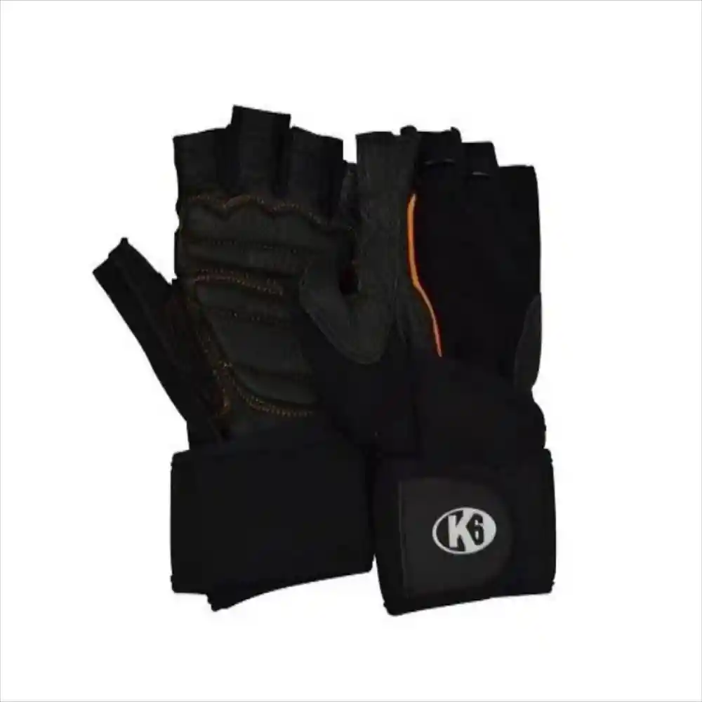 K6 Guantes Para Gimnasio De Cuero Crossfit Ice Border Talla L