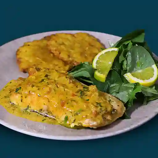 Salmón en salsa de encocado