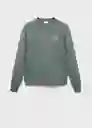 Buzo Sudadera Seoul Verde Talla M Hombre Mango