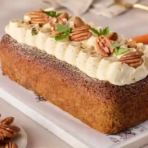 Porción de Cake de Zanahoria Sin Gluten
