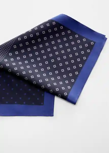 Pañuelo Combi Navy Talla 99 Hombre Mango
