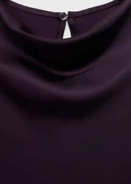 Blusa Mart Burdeos Talla L Mujer Mango