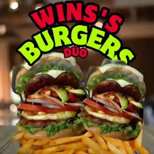 Burgers Wins Duo + Papas Francesas