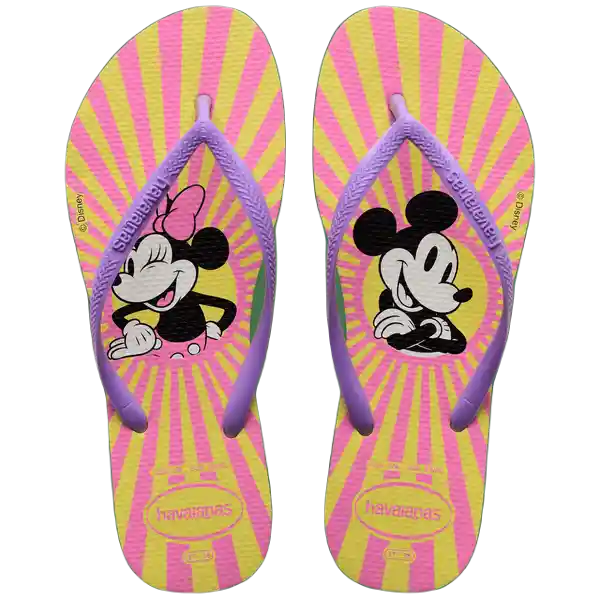 Sandalias Slim Disney Amarillo Pixel Talla 36 4141203 Havaianas