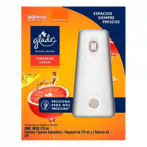 Glade Aromatizante Ambiente Aerosol Automático