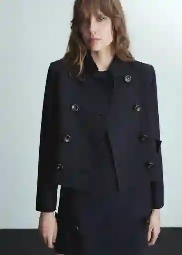 Chaqueta Alexa Marino Talla L Mujer Mango