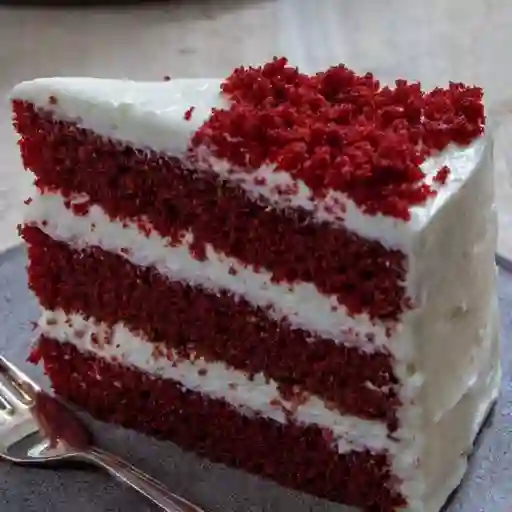 Torta red velvet (porción)