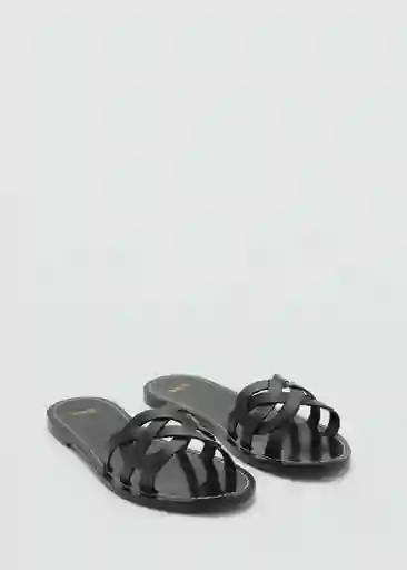 Sandalias Nudi Negro Talla 37 Mujer Mango