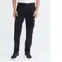 Slim Roket Pants Negro Noche Ultraoscuro Talla 36 Hombre Chevignon