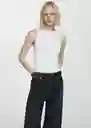 Jean Massy Tejano Negro Talla 40 Mujer Mango