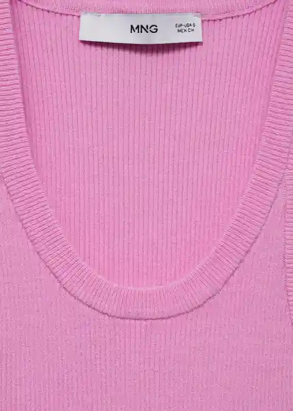 Top Riri Rosa Talla XS Mujer Mango