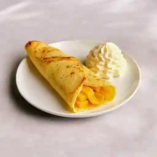 Crepe Con Bocadillo Y Queso