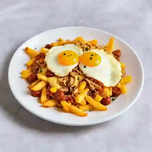 Salchipapa De La Casa