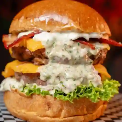 Hamburguesa Negrochurri
