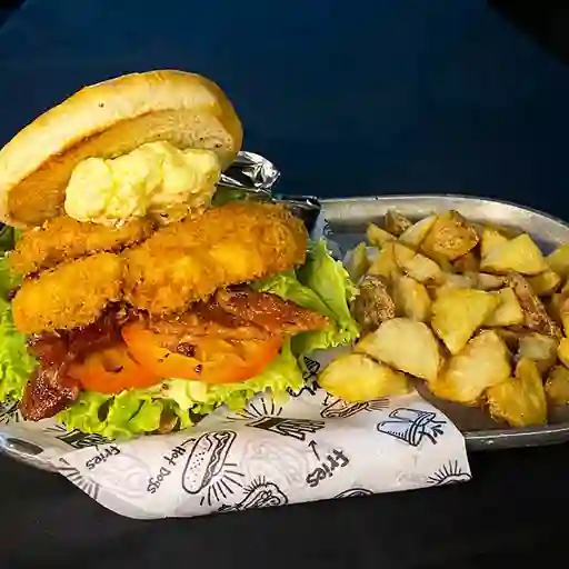 Hamburguesa de Pollo Panko