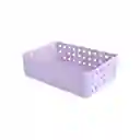 Organizador Plástico Apilable M Serie Púrpura Miniso
