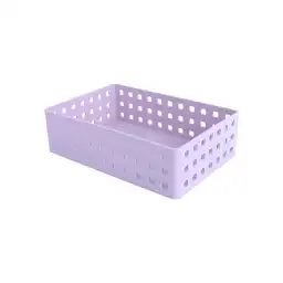 Organizador Plástico Apilable M Serie Púrpura Miniso