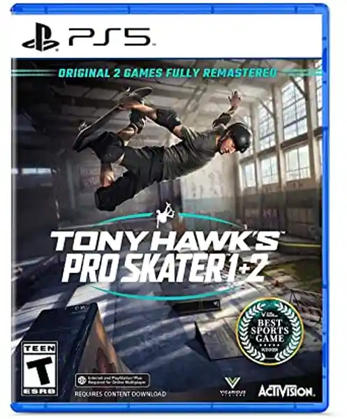 Playstation Videojuego Tony Hawk'S Pro Skater 1+2