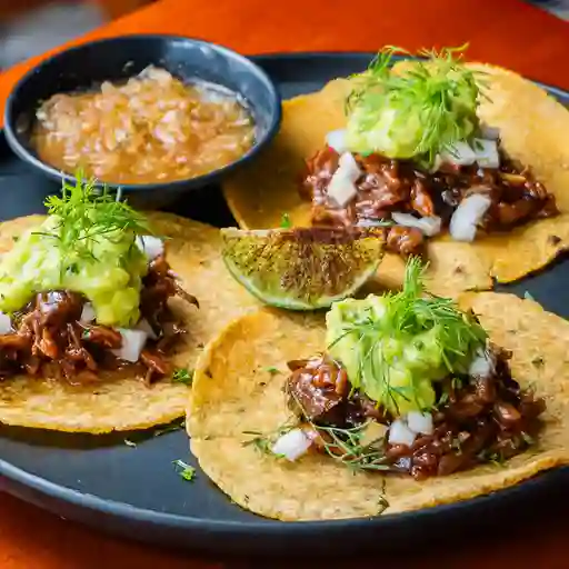 Tacos de costilla bbq