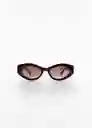 Gafas de Sol Divina Marrón Talla 99 Mujer Mango