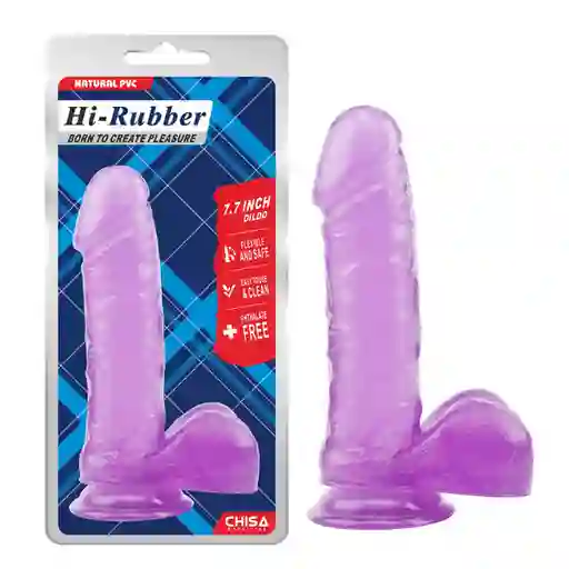 Chisa Dildo 7.7 Inch Purple