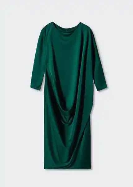 Vestido Leia-A Verde Talla XS Mujer Mango