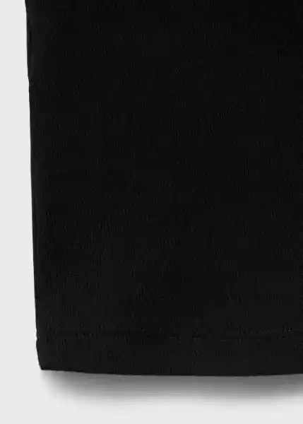 Top Boni Negro Talla XS Mujer Mango