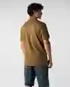 Camiseta Polo Hombre Café Talla L 802G020_CAF180830 Americanino
