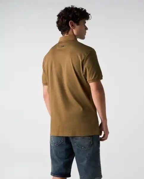 Camiseta Polo Hombre Café Talla L 802G020_CAF180830 Americanino
