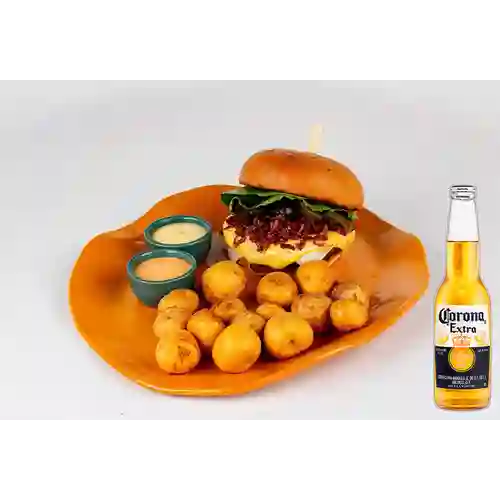 Combo Necio Burger + Corona 330 ml
